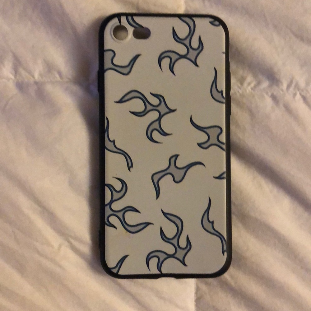 Blue flame phone case